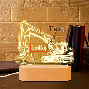 Custom Excavator Night Light
