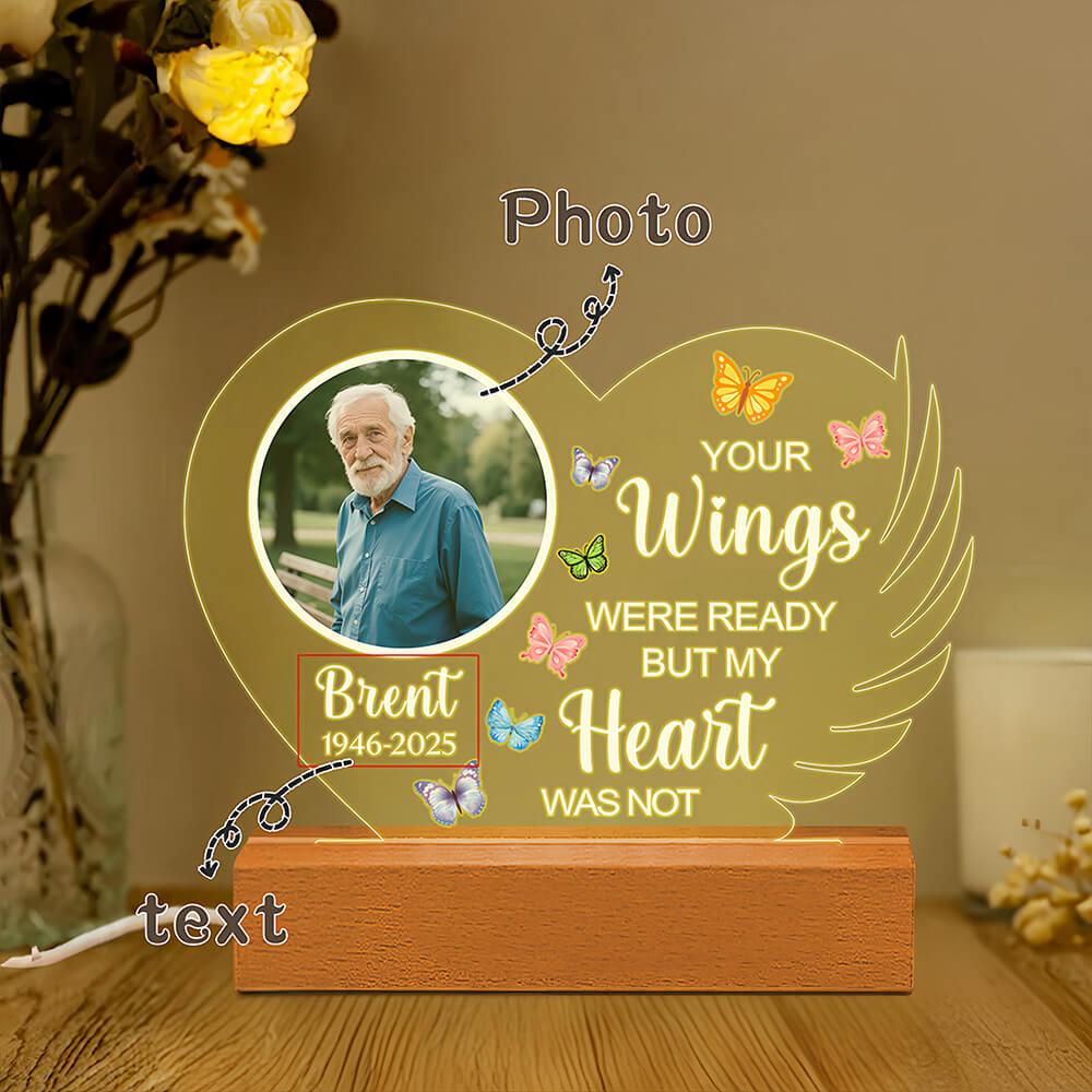 Personalised Memorial Night Light