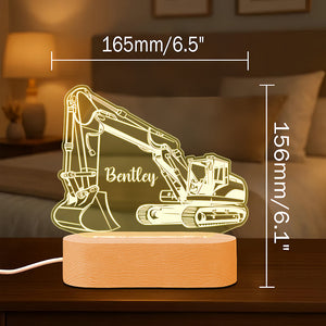 Custom Excavator Night Light