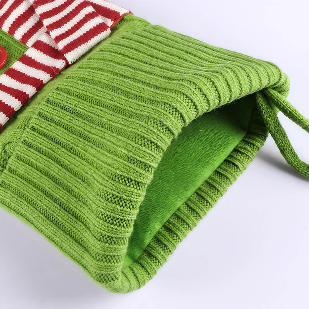 Personalized Embroidered Knitted Christmas Stocking