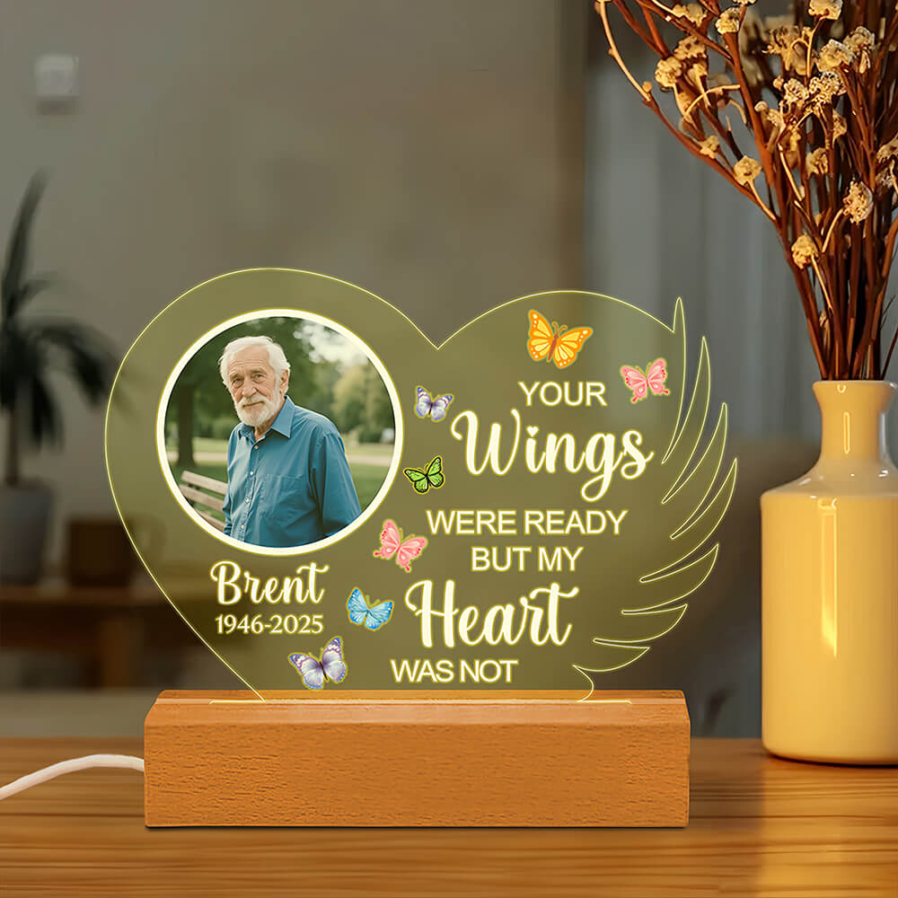 Personalised Memorial Night Light