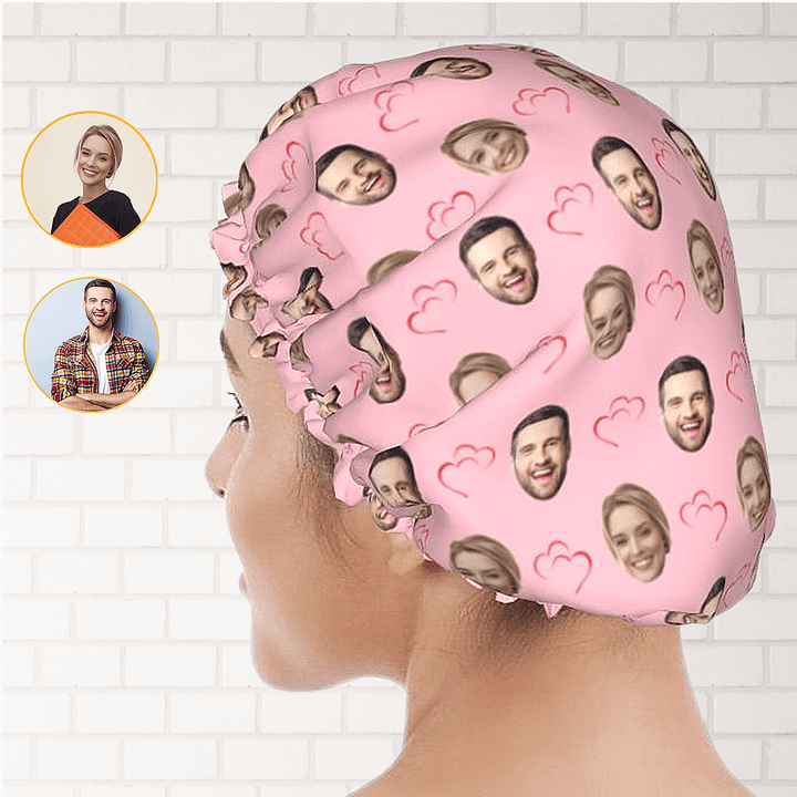 printed shower cap