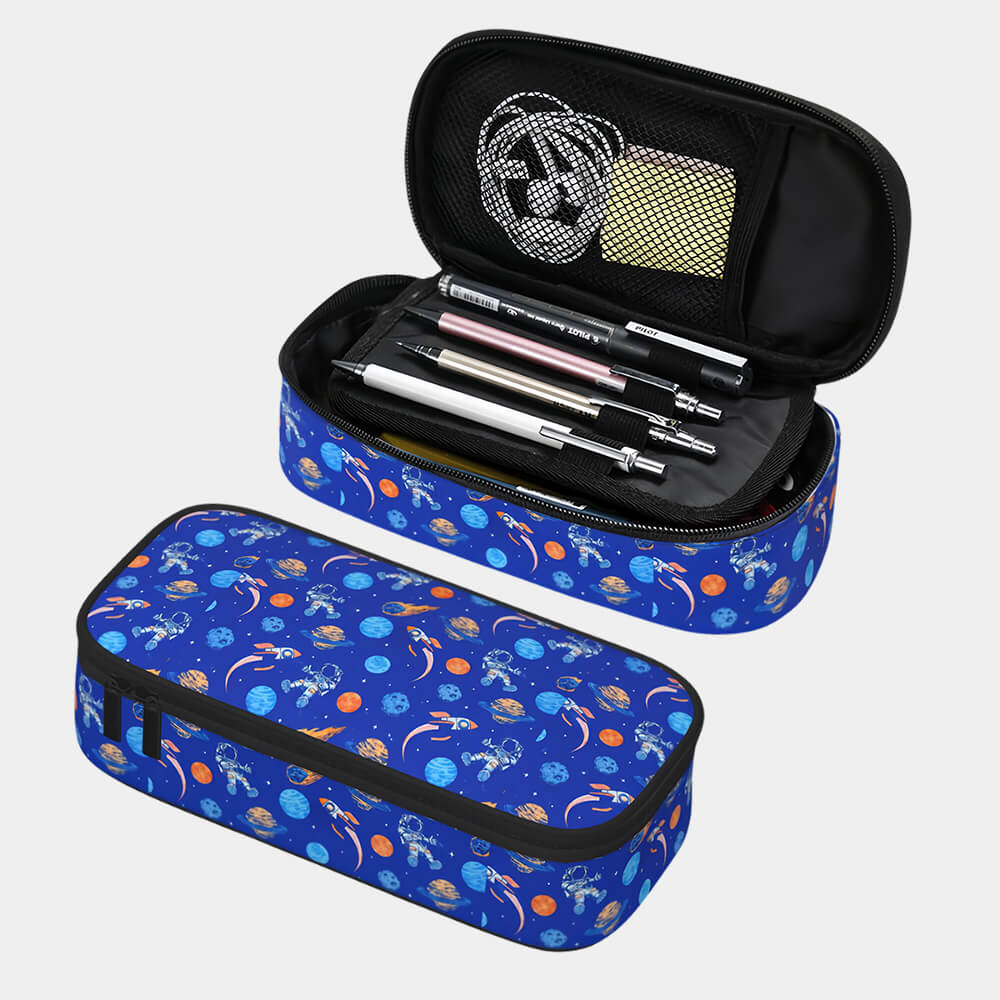 Galaxy Rocket Pencil Case