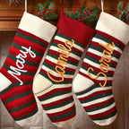 Personalized Knitted Christmas Stocking