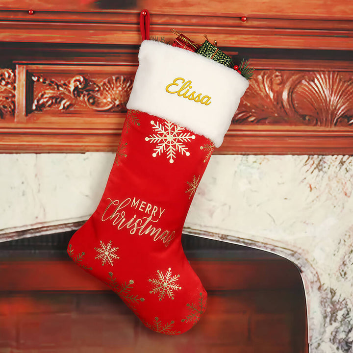 santa stockings with name