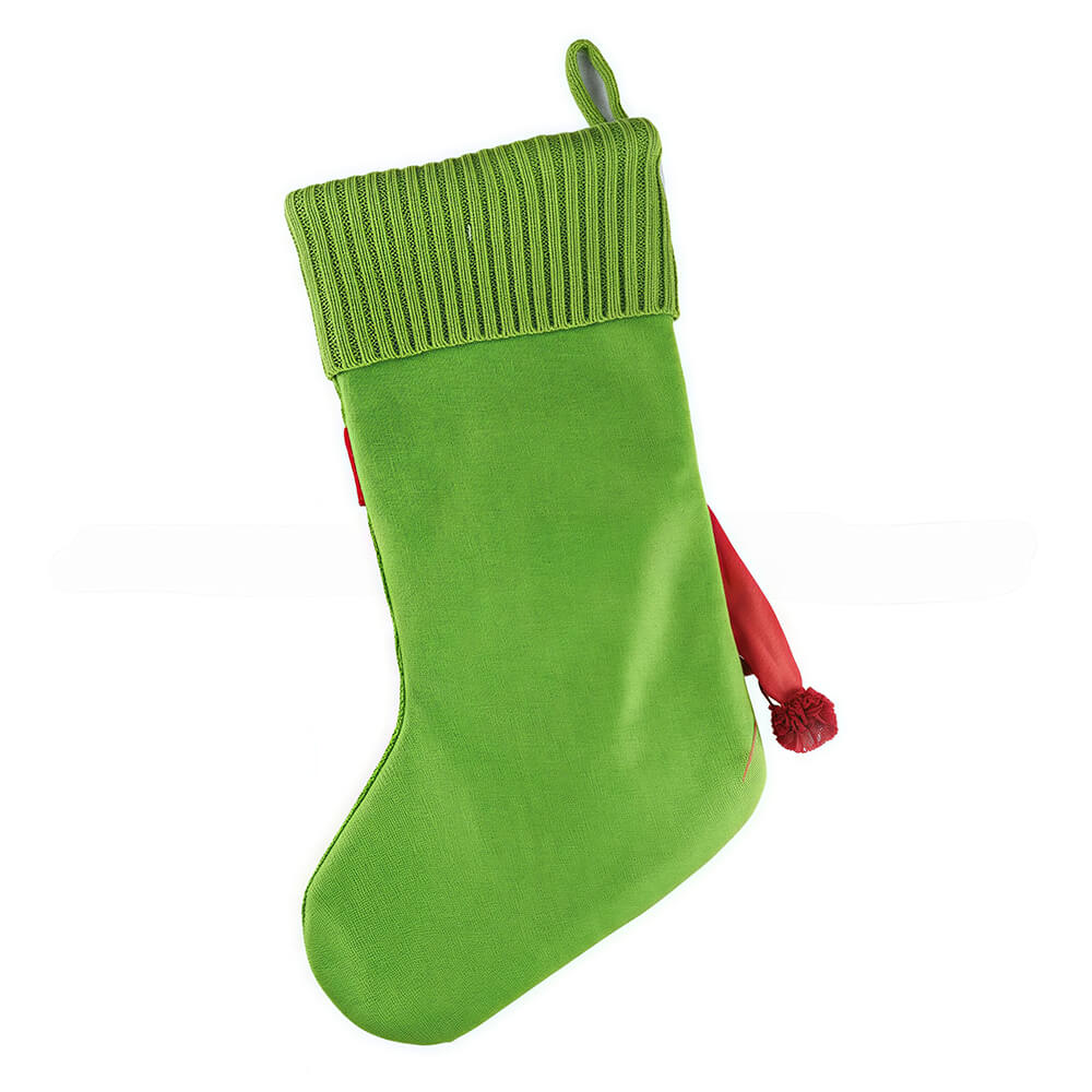 Personalized Embroidered Knitted Christmas Stocking