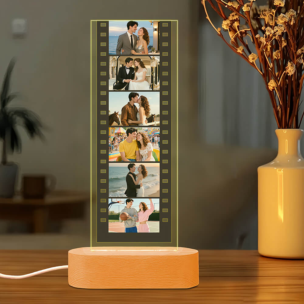 Custom Photo Reel Night Light