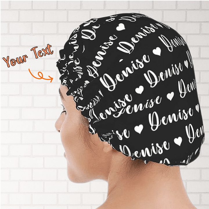 custom shower cap