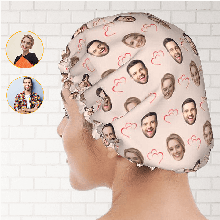 printed shower cap