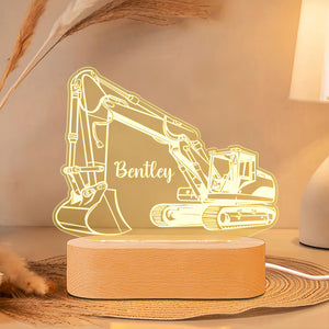 Custom Excavator Night Light