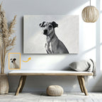Custom Pet Sketch Canvas - Personalized Pet Wall Art from Photo - Memorial or Funny Gift for Dog Lovers