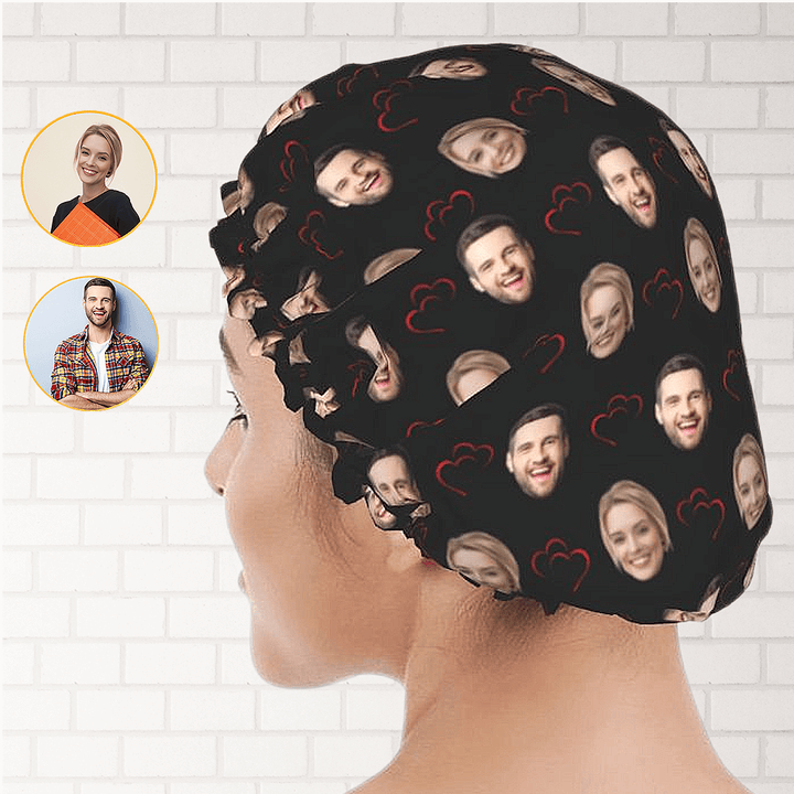 printed shower cap