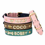 Rhinestone Name Dog Collar