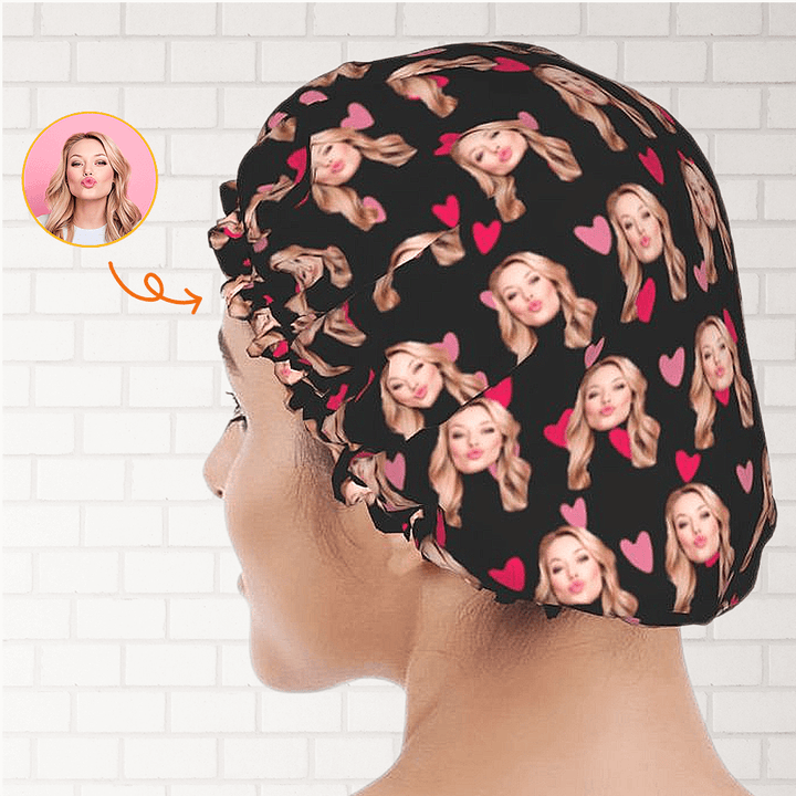 photo shower cap