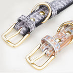 Elegant Woven Name Dog Collar