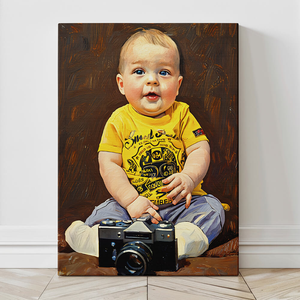 Turn Photo into Oil Painting - Personalized Customized Canvas – Memorial Gift for Lovers