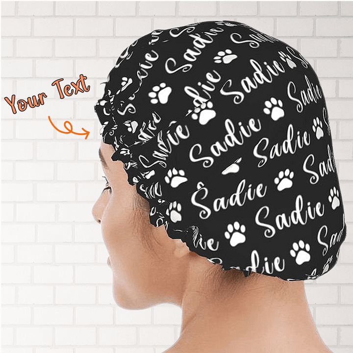 custom name shower cap