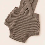 Baby Knit Suspender Romper