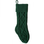 Personalized Cable Knit Christmas Stocking with Embroidered Name