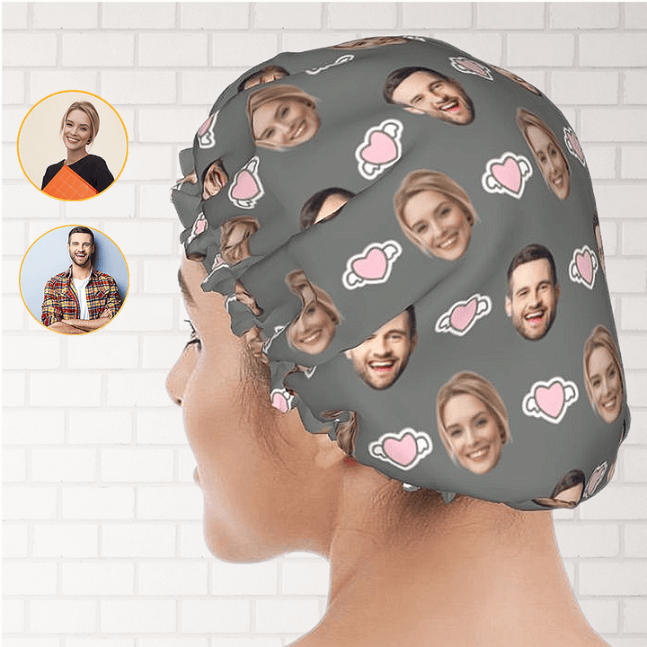 photo shower cap