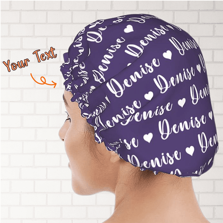 custom shower cap