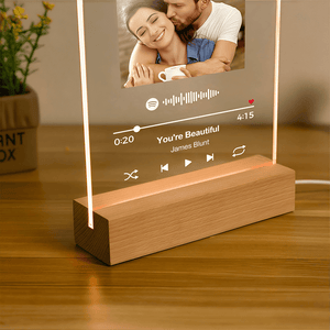 personalised spotify plaque