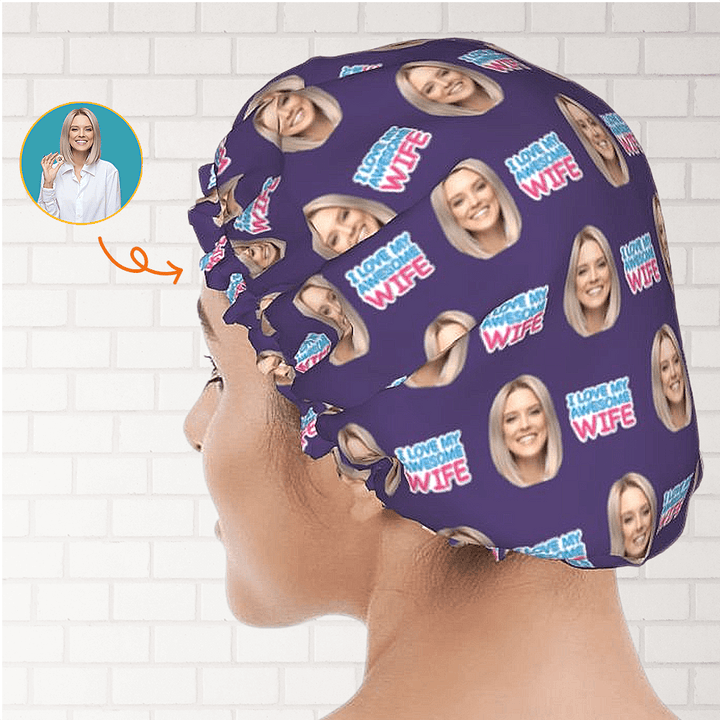 custom shower cap