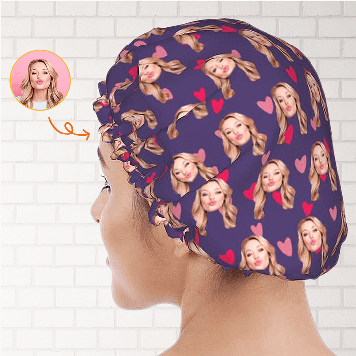 photo shower cap