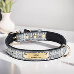 Elegant Woven Name Dog Collar