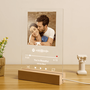 personalised spotify plaque