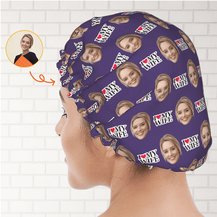 personalized shower cap