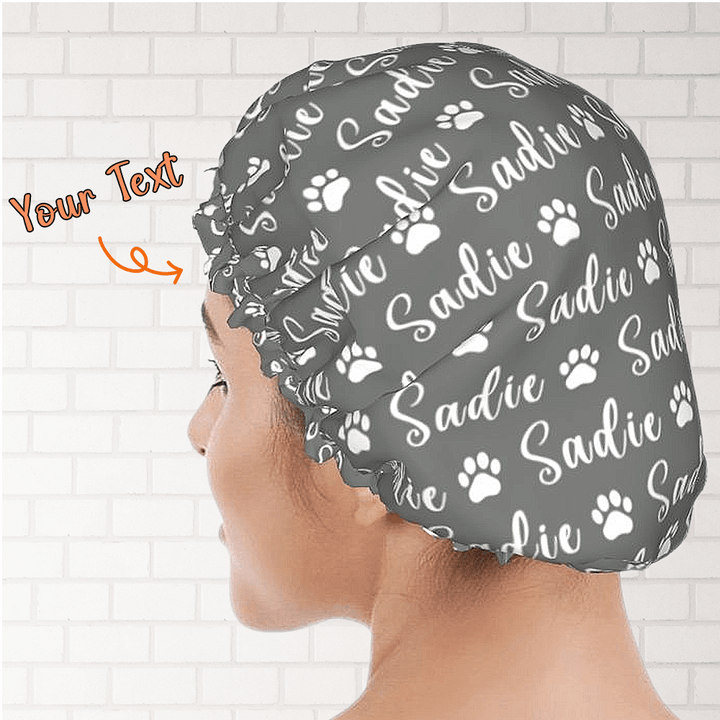 custom name shower cap