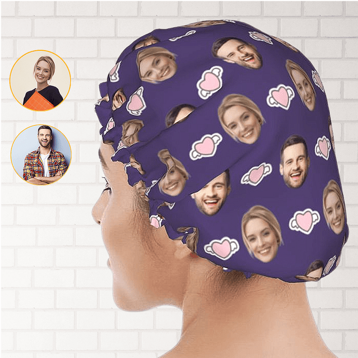 photo shower cap