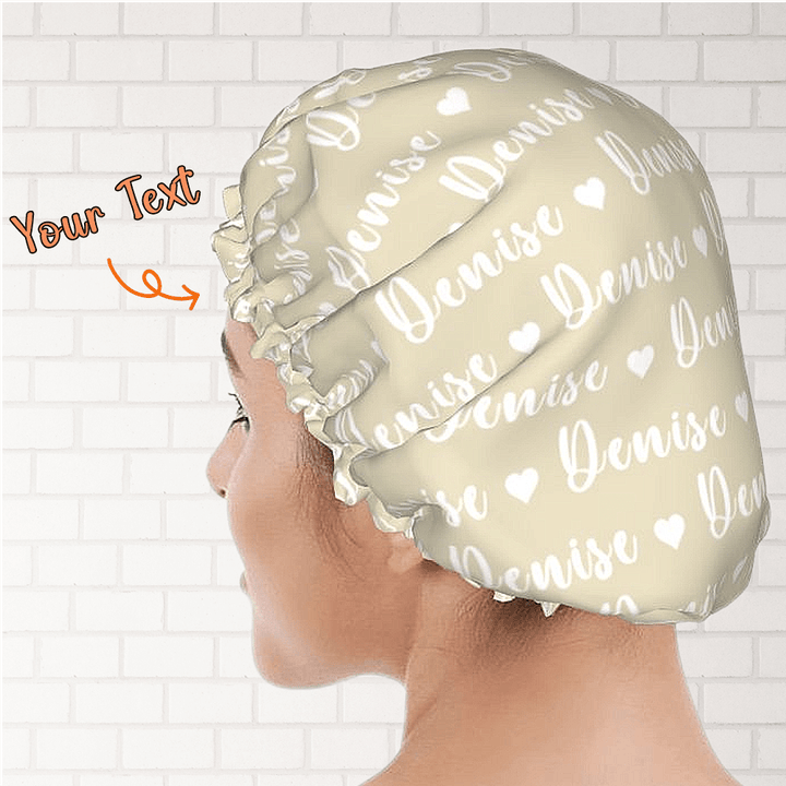 custom shower cap