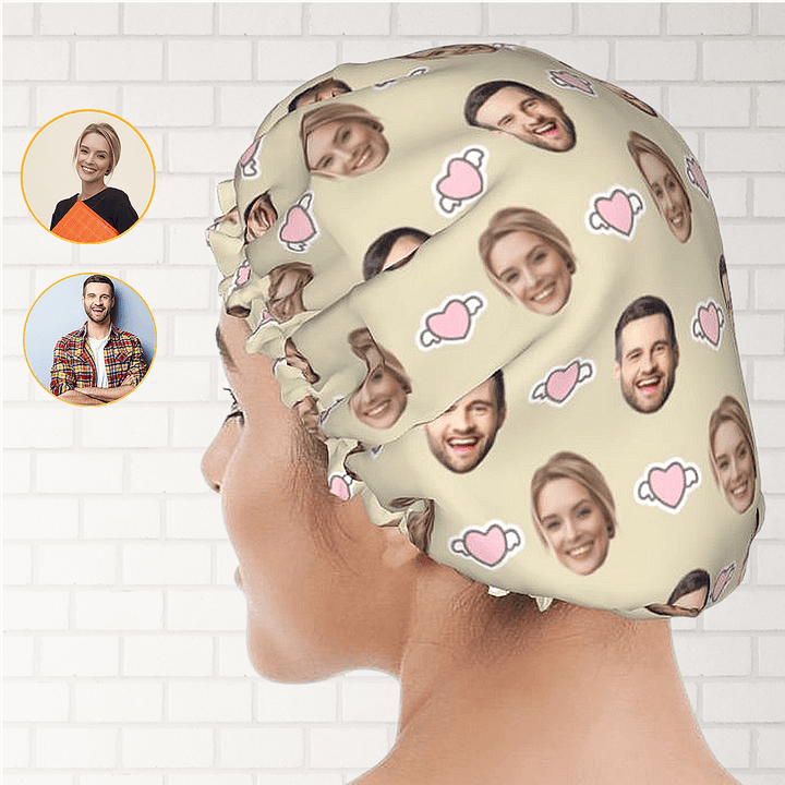 photo shower cap