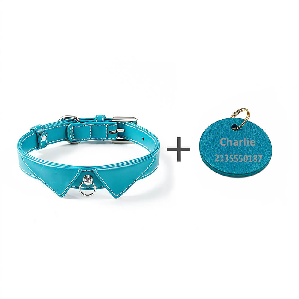 Shirt Collar Dog Collar with Name