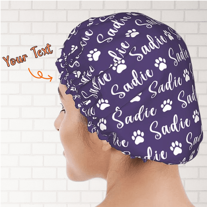 custom name shower cap