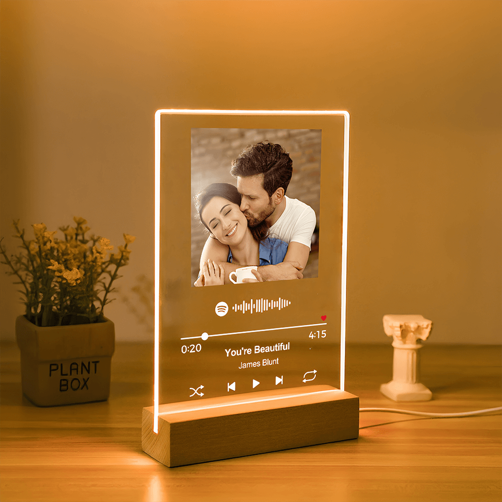 personalised spotify plaque