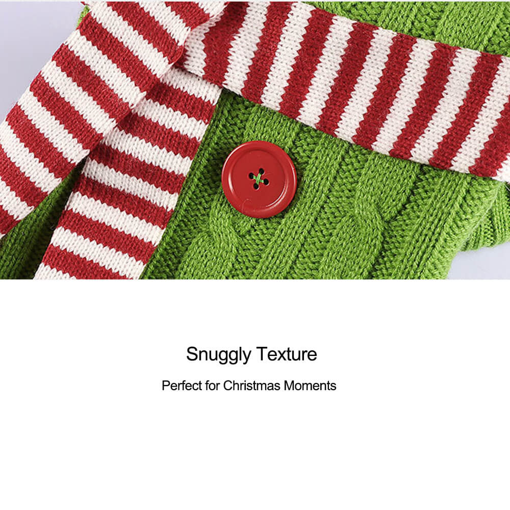 Personalized Embroidered Knitted Christmas Stocking