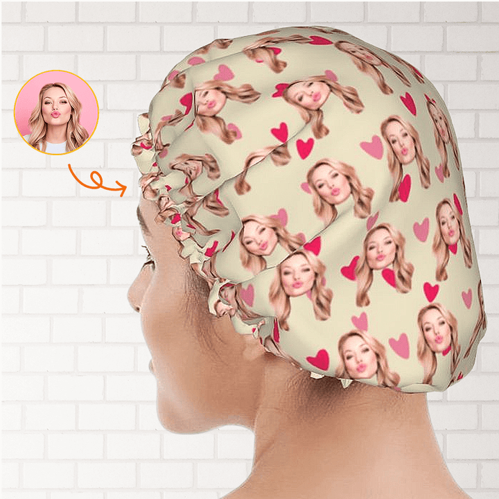 photo shower cap