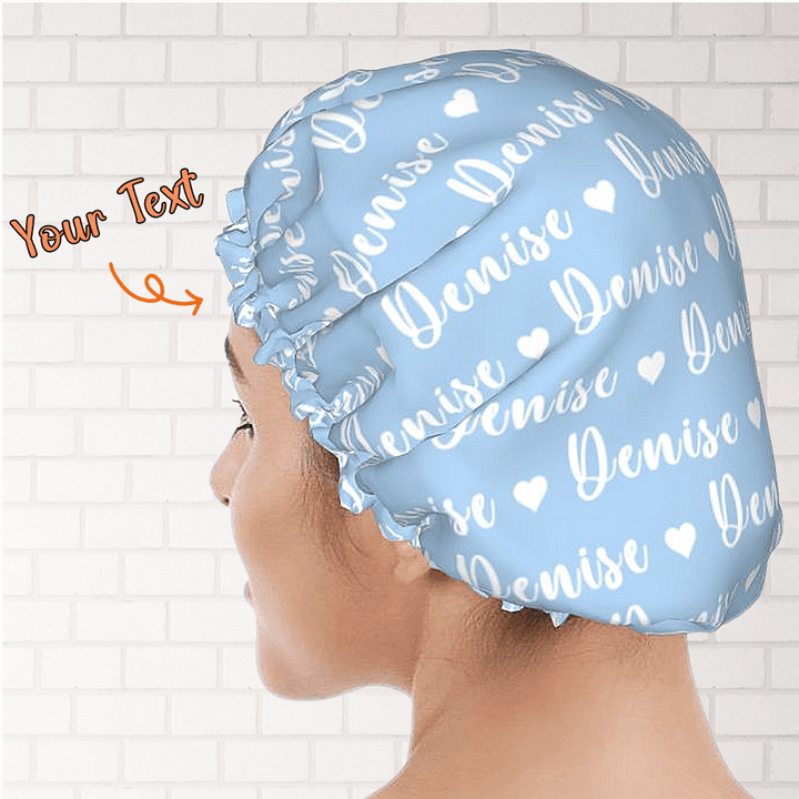 custom shower cap