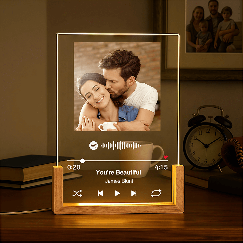 personalised spotify plaque