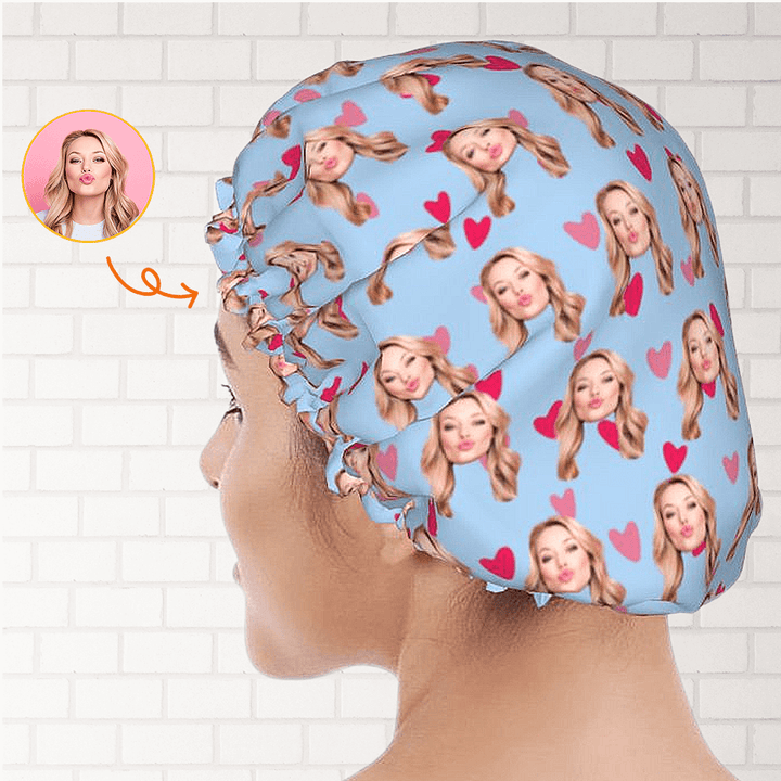 photo shower cap