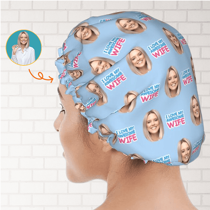 custom shower cap