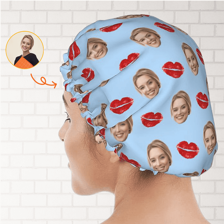 photo shower cap