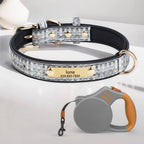 Elegant Woven Name Dog Collar