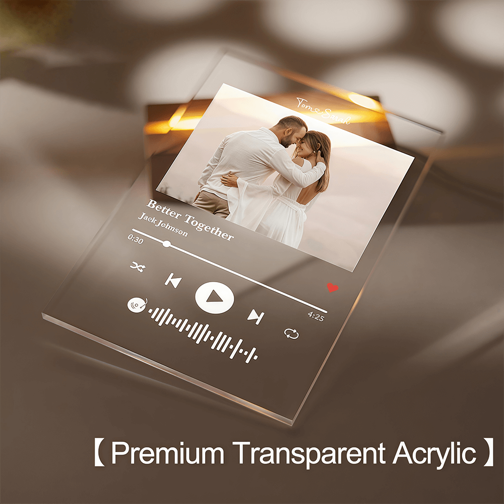personalised spotify plaque