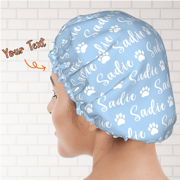 custom name shower cap