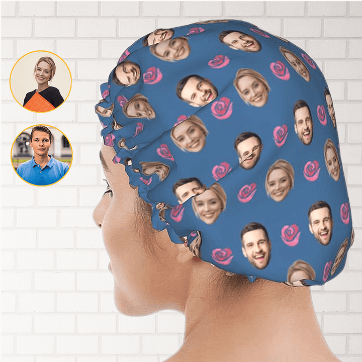 photo shower cap