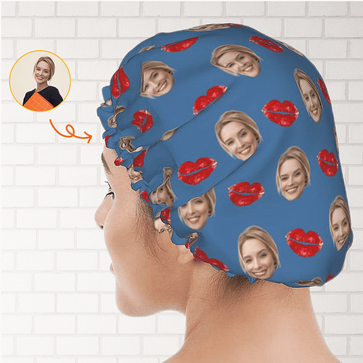 photo shower cap